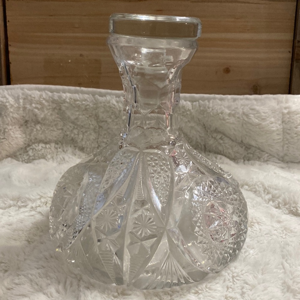 1905 eapg Cambridge glass Majorie Hobstar decanter